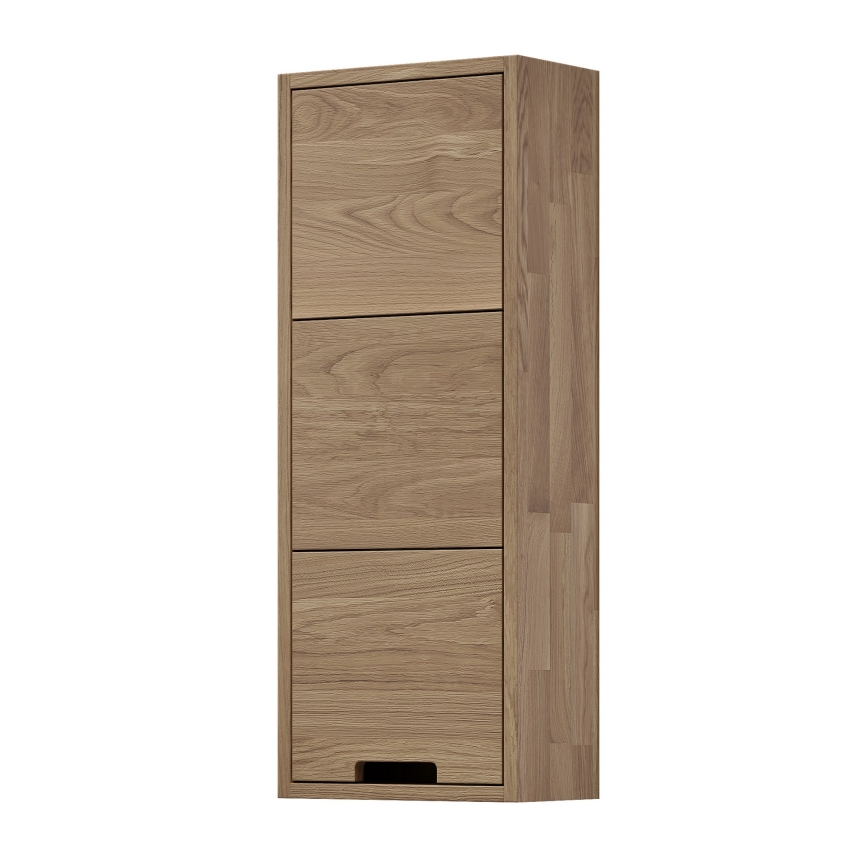 Væghængt badeværelsesskab GRIBSKOV 90 cm beige/eg