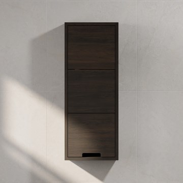 Væghængt badeværelsesskab GRIBSKOV 90 cm brun/eg