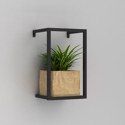 Væghængt blomsterkrukke 30x18 cm