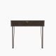 Væghængt bord LINEA 78x90 cm brun/antracitgrå