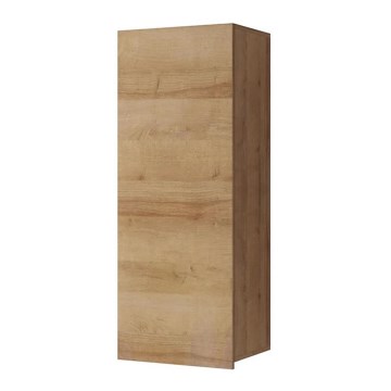Væghængt skab PAVO 117x45 cm i gylden eg