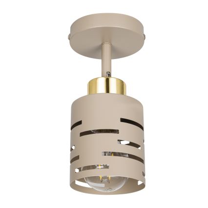 Væghængt spotlampe ELEN 1xE27/35W/230V beige/guld