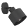 Væghængt spotlampe PARKLA 1xE27/15W/230V sort