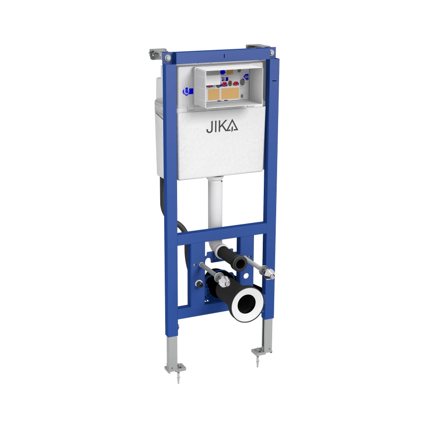 Væghængt toilet LYRA + SoftClose-toiletsæde LYRA + skylleknap DUAL + indbygningsmodul + isoleringsunderlag