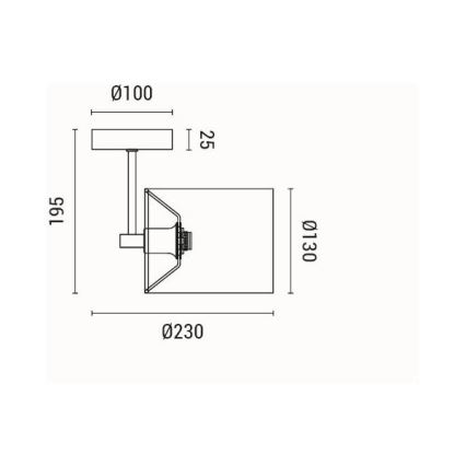 Væglampe 1xE14/15W/230V