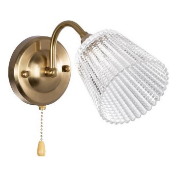 Væglampe 1xE14/60W/230V guldfarvet