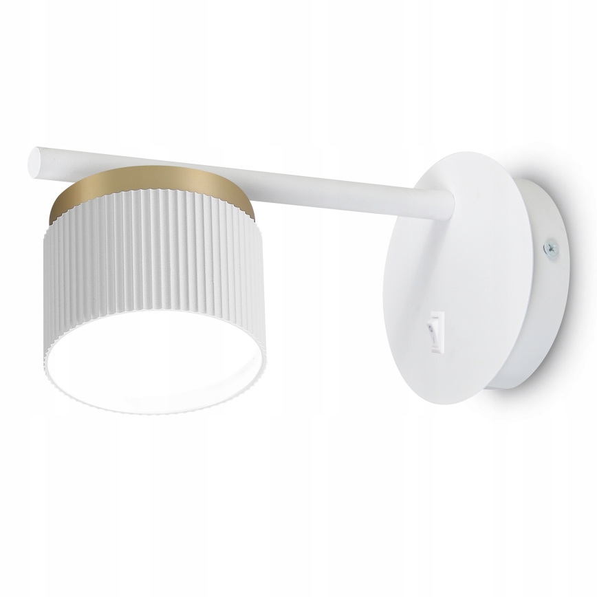 Væglampe 1xGX53/35W/230V hvid/guld