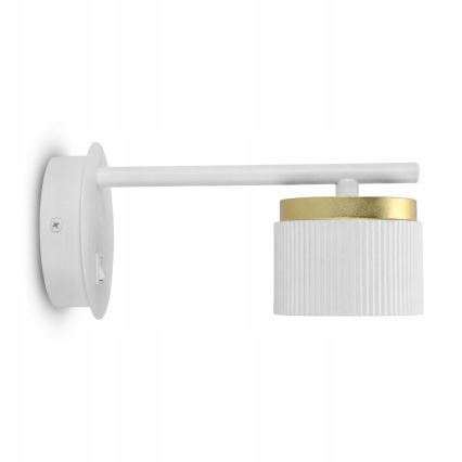 Væglampe 1xGX53/35W/230V hvid/guld
