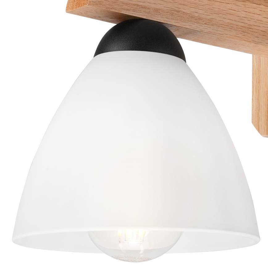 Væglampe ADRIANO 1xE27/60W/230V egetræ