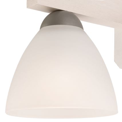 Væglampe ADRIANO 1xE27/60W/230V bøg - FSC certificeret