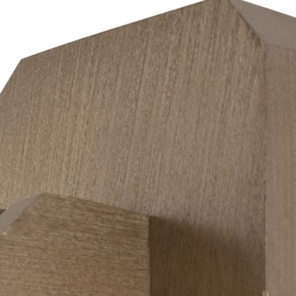 Væglampe ADRIANO 1xE27/60W/230V bøg - FSC certificeret