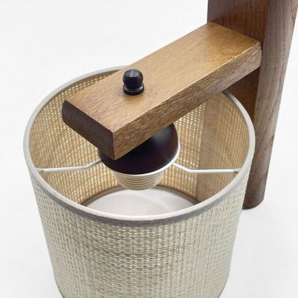 Væglampe AIDA 1xE27/15W/230V eg/raffia