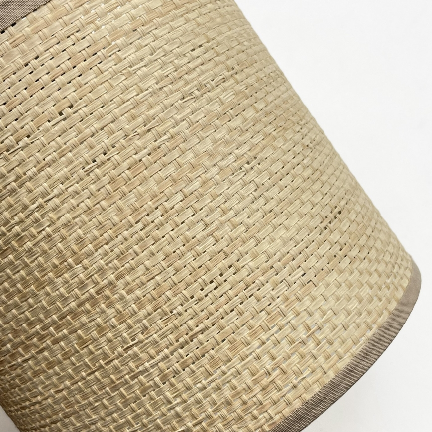 Væglampe AIDA 1xE27/15W/230V eg/raffia