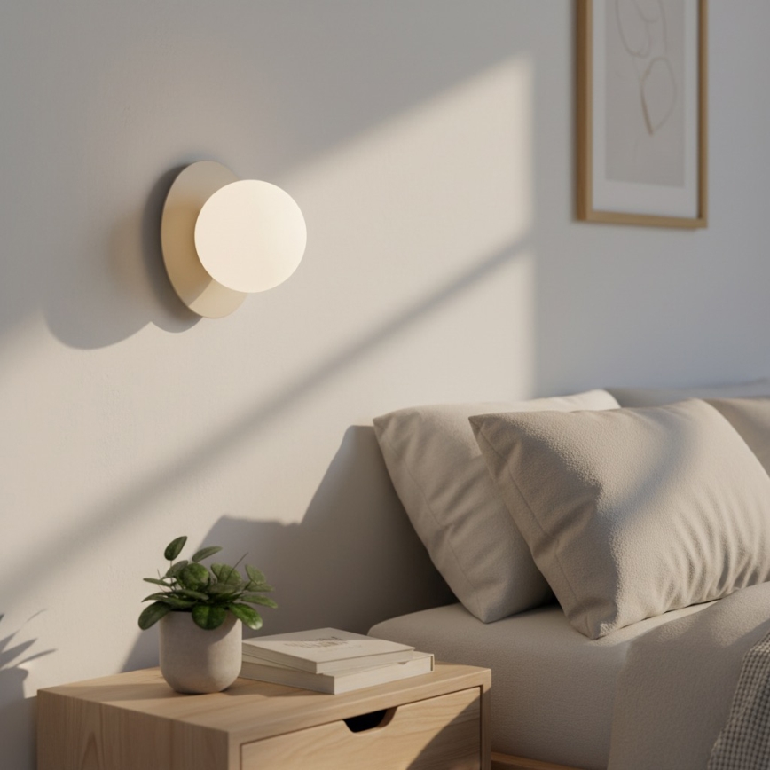 Væglampe AMERICANA 1xG9/8W/230V beige