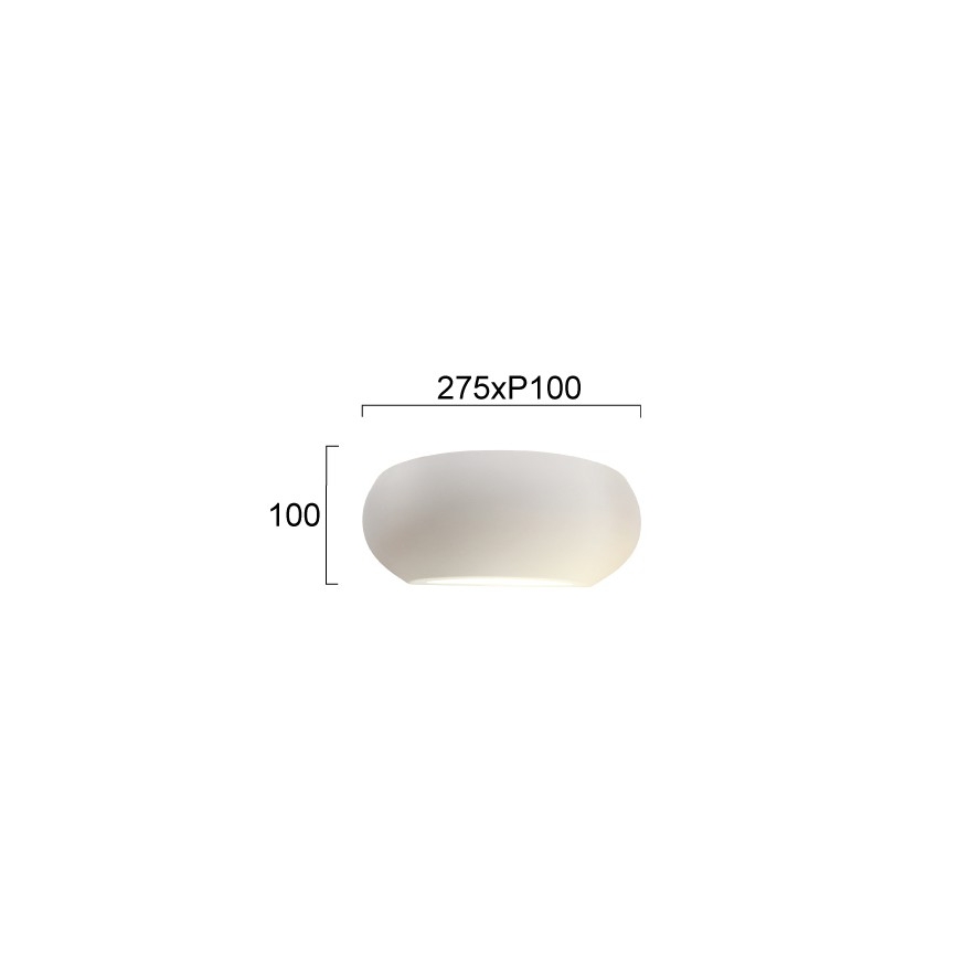 Væglampe ANITA 1xE27/20W/230V hvid