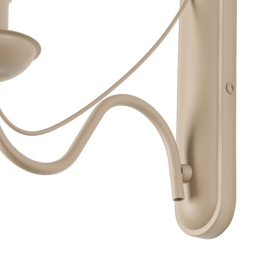 Væglampe ANTON 1xE14/60W/230V beige