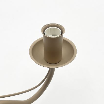 Væglampe ANTON 1xE14/60W/230V beige