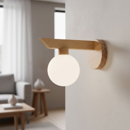 Væglampe ANTONIO 1xG9/5W/230V eg/hvid