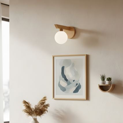 Væglampe ANTONIO 1xG9/5W/230V eg/hvid