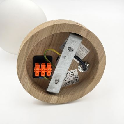 Væglampe ANTONIO 1xG9/5W/230V eg/hvid