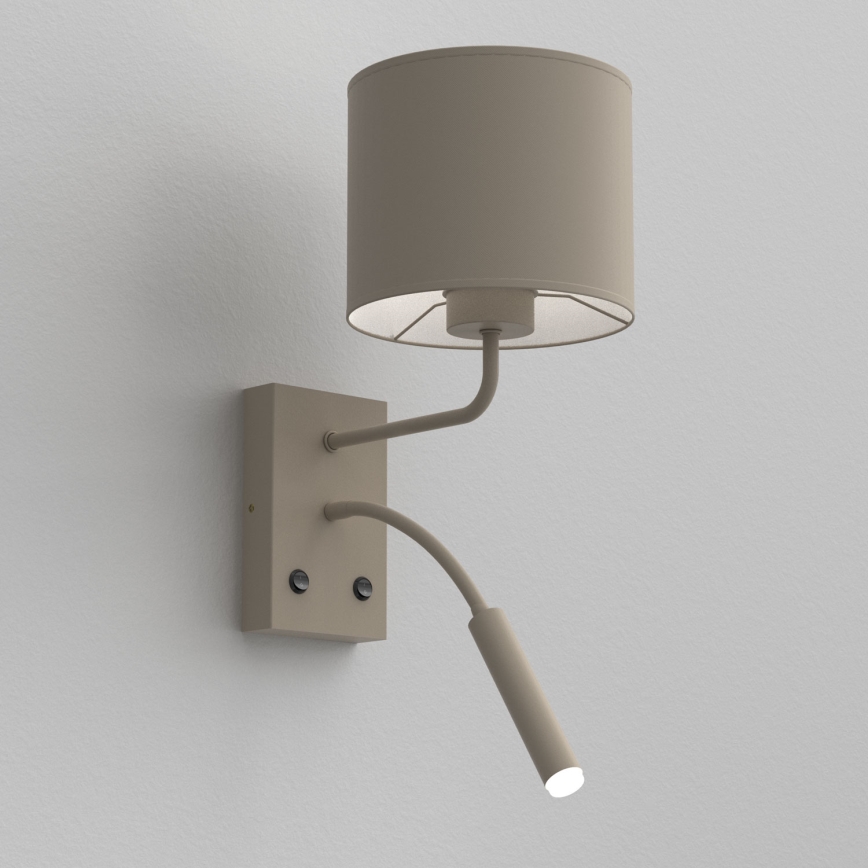 Væglampe ARDEN 1xE27/15W/230V + 1xG9/8W beige