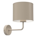 Væglampe ARDEN 1xE27/15W/230V beige