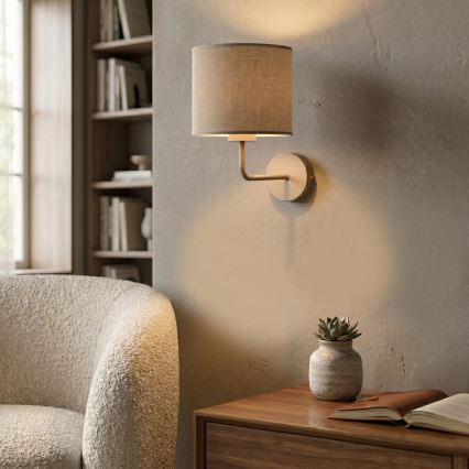 Væglampe ARDEN 1xE27/15W/230V beige
