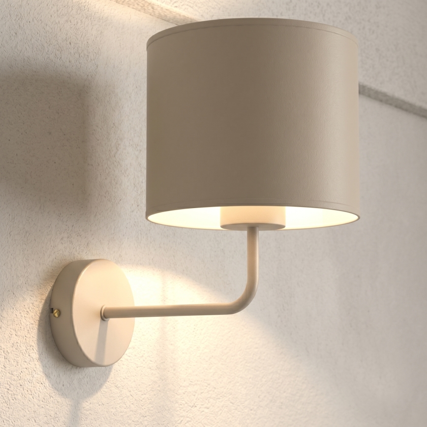 Væglampe ARDEN 1xE27/15W/230V beige