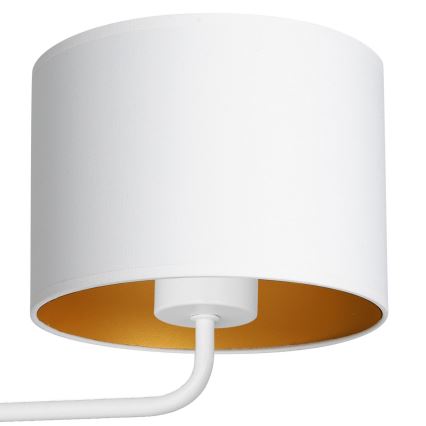 Væglampe ARDEN 1xE27/60W/230V hvid/guld