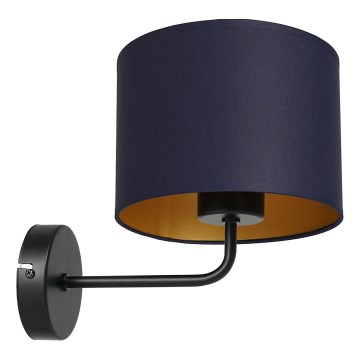 Væglampe ARDEN 1xE27/60W/230V lilla/guldfarvet