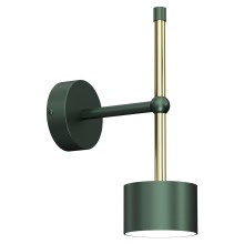 Væglampe ARENA 1xGX53/11W/230V grøn/guldfarvet