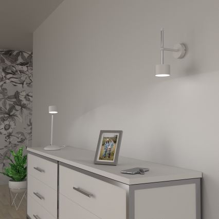 Væglampe ARENA 1xGX53/11W/230V hvid/skinnende krom