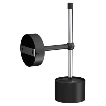 Væglampe ARENA 1xGX53/11W/230V sort/skinnende krom