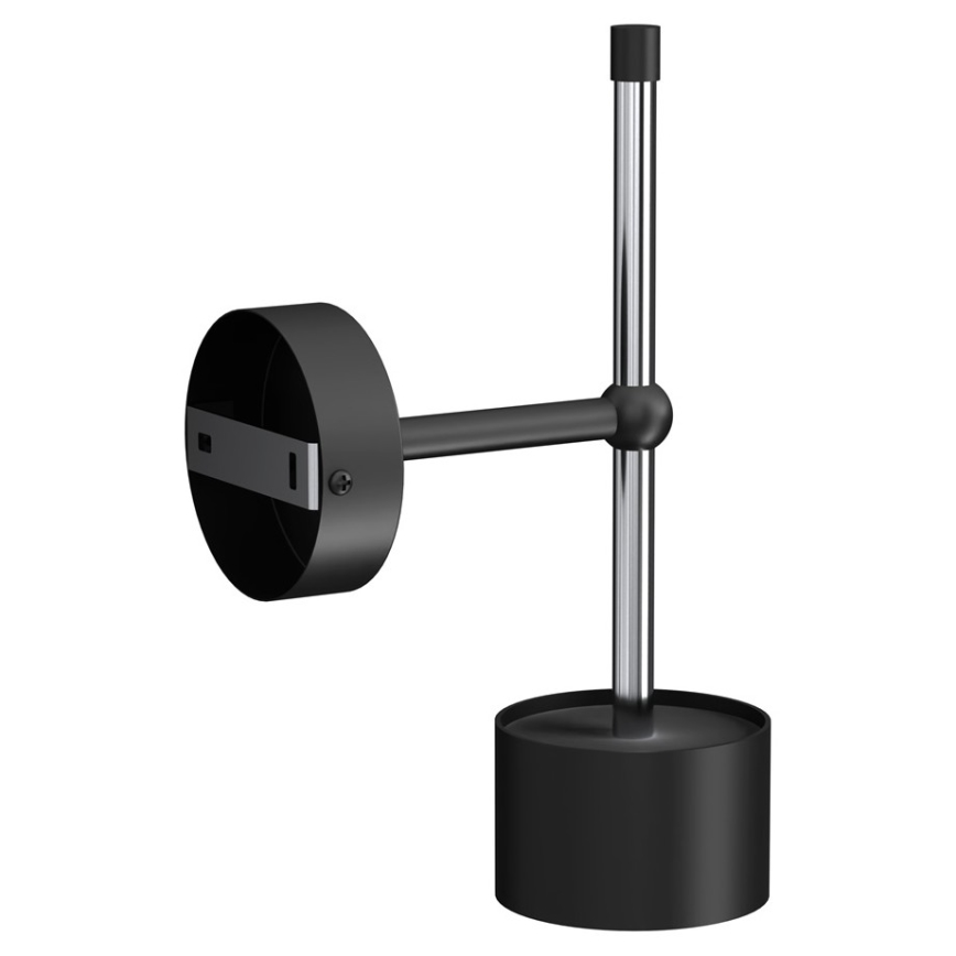 Væglampe ARENA 1xGX53/11W/230V sort/skinnende krom