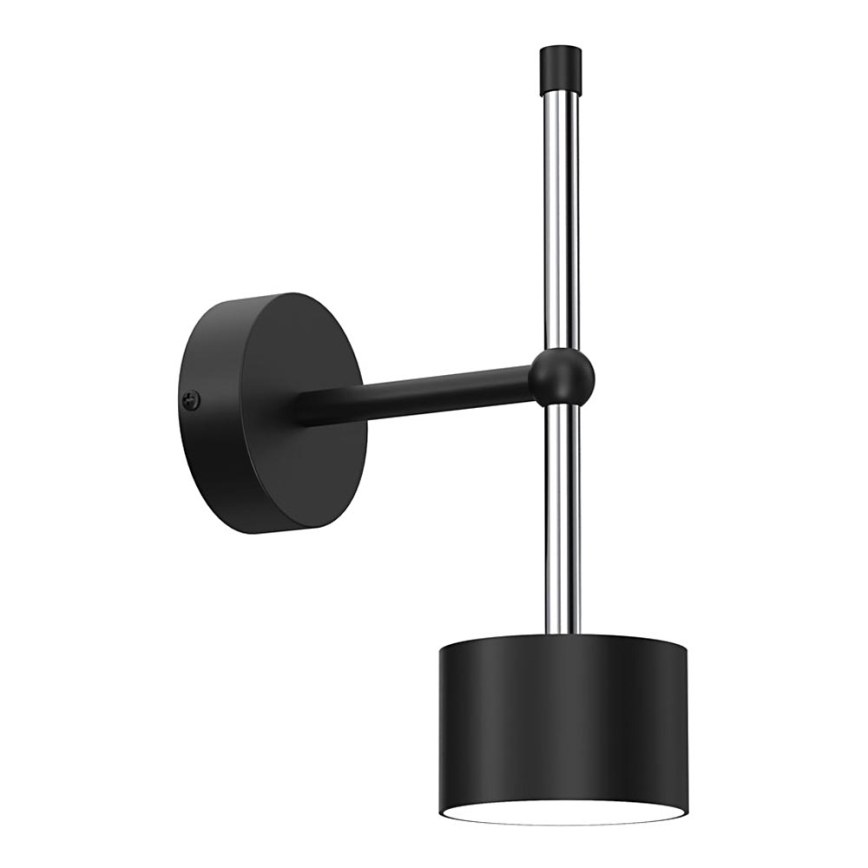Væglampe ARENA 1xGX53/11W/230V sort/skinnende krom