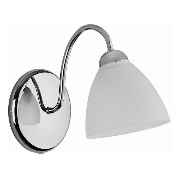 Væglampe ARIEL 1xE27/15W/230V skinnende krom