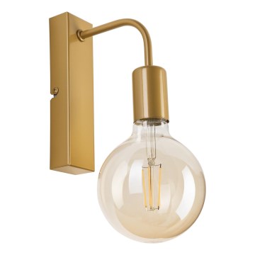 Væglampe ASTRID 1xE27/60W/230V guldfarvet