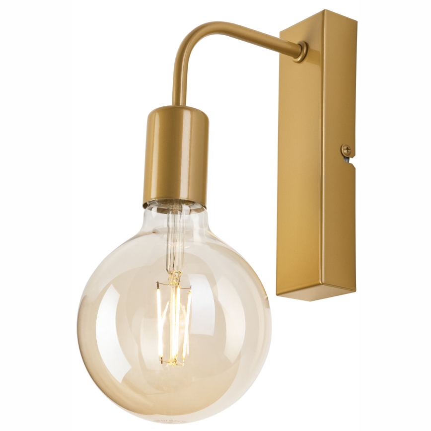 Væglampe ASTRID 1xE27/60W/230V guldfarvet
