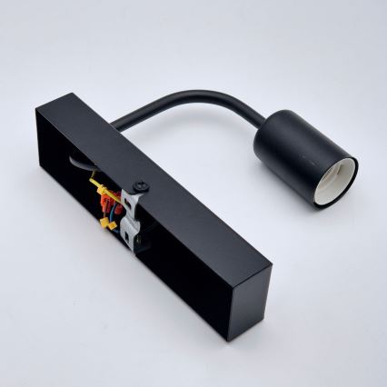 Væglampe ASTRID 1xE27/60W/230V mat sort