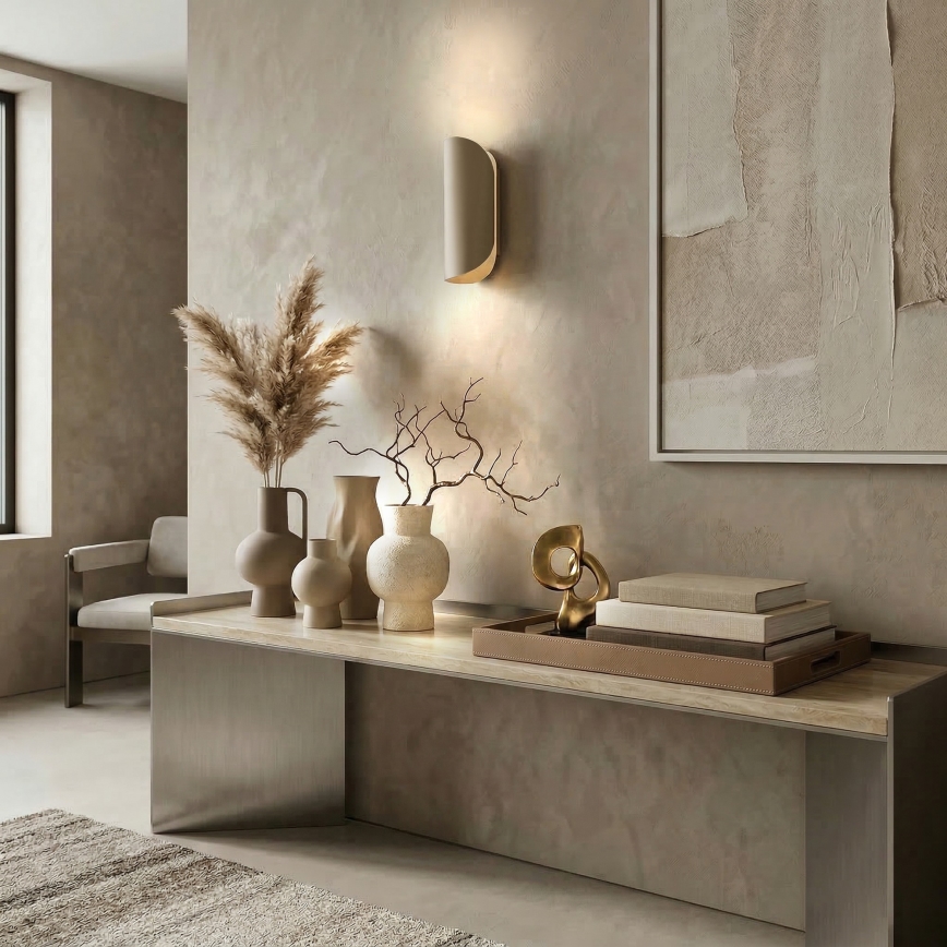 Væglampe BARBOS 2xG9/8W/230V beige