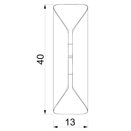 Væglampe BARBOS 2xG9/8W/230V beige