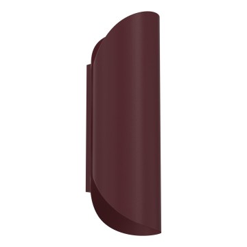 Væglampe BARBOS 2xG9/8W/230V bordeaux