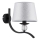 Væglampe BARNI 1xE14/10W/230V sort/sølvfarvet