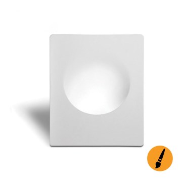 Væglampe BIANCO 1xGU10/35W/230V