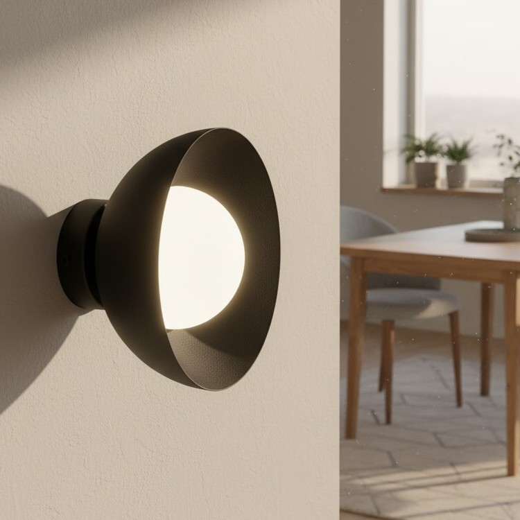 Væglampe BIBI 1xG9/8W/230V sort