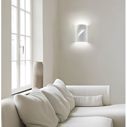 Væglampe BLANC 2xE14/10W/230V hvid
