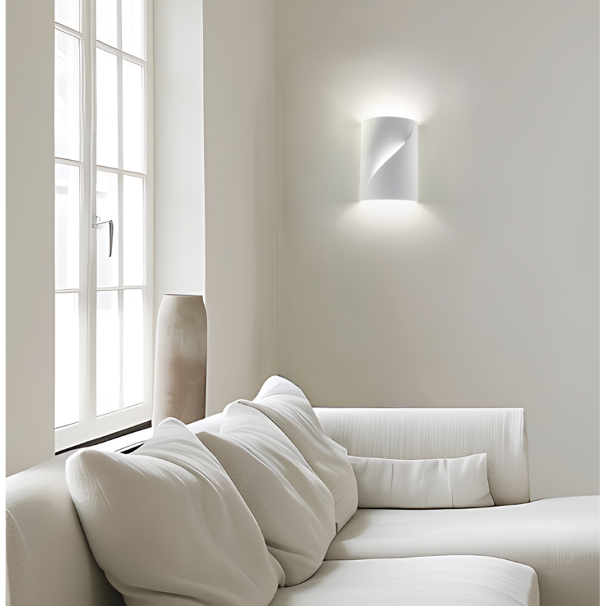 Væglampe BLANC 2xE14/10W/230V hvid