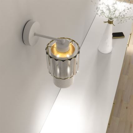 Væglampe BLANCO 1xE27/60W/230V hvid