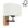 Væglampe BOHO 1xE27/25W/230V eg – FSC certificeret