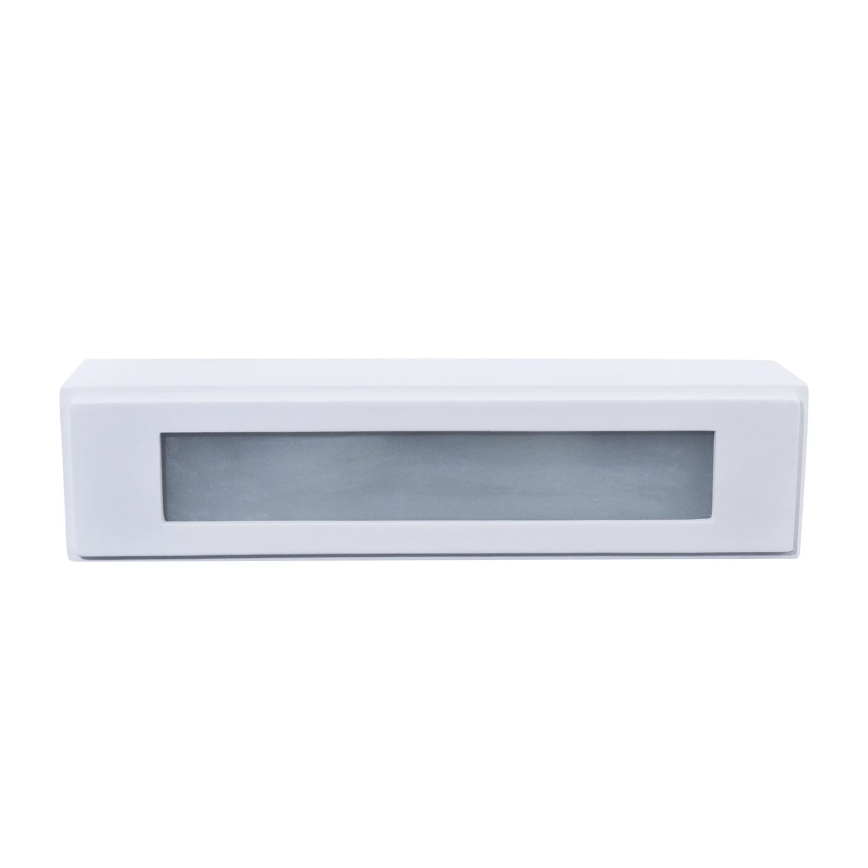 Væglampe BRICK 2xE14/12W/230V gips/hvid